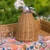 Woven Rattan Thermos With Stainless Steel -Household Items Series Web Jewel Blossom Rattan Thermos 5655 945611