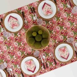 Spice Route Garnet Tablecloth -Household Items Series WebSpiceRouteGarnet 4114 511056