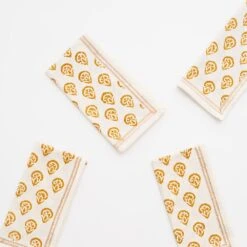 India Hicks Home Carnation Golden Napkin | Set Of 4 9 India Hicks Home Carnation Golden Napkin | Set Of 4 -Household Items Series Web IndiaHicks CarnationsGoldenNapkins 0598 978641