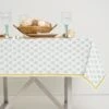 India Hicks Home Carnation Seafoam Tablecloth -Household Items Series Web IndiaHicks CarnationsSeafoamTablecloth 2507 878072