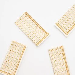 India Hicks Home Palm Avenue Golden Napkin | Set Of 4 7 India Hicks Home Palm Avenue Golden Napkin | Set Of 4 -Household Items Series Web IndiaHicks PalmAvenueGoldenNapkins 0601 608461