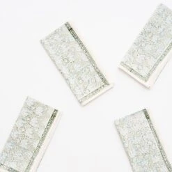 India Hicks Home Seashell Seafoam Napkin | Set Of 4 11 India Hicks Home Seashell Seafoam Napkin | Set Of 4 -Household Items Series Web IndiaHicks SeashellsSeafoamNapkins 0585 997937