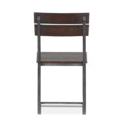 Augusta Modern Acacia Wood Dining Chair, Set Of 2 -Household Items Series ZWAGSTDC18 2X add2