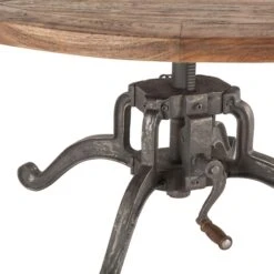 Artezia Industrial Teak Crank Coffee Table -Household Items Series ZWAT426 COB det1