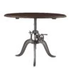 Artezia Industrial Modern Crank Bistro Table -Household Items Series ZWAT4829 COB