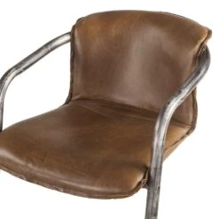Chiavari Industrial Modern Leather Barstool, Set Of 2 -Household Items Series ZWCI266 COB det 4189cd8d c83b 42d9 9a16 244ee66556c6