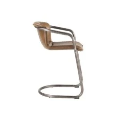 Chiavari Industrial Modern Leather Counter-Height Stool, Set Of 2 -Household Items Series ZWCI267 COB add1