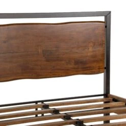 Glenwood Industrial Modern Live Edge Bed - Walnut Finish 17 Glenwood Industrial Modern Live Edge Bed - Walnut Finish -Household Items Series ZWGW16 COB det 55ee4287 dbf4 421d b80c c653ff54d60f