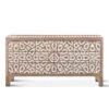 Haveli Mango Wood Geometric Carved Dresser