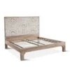 Haveli Mango Wood Geometric Carved Bed