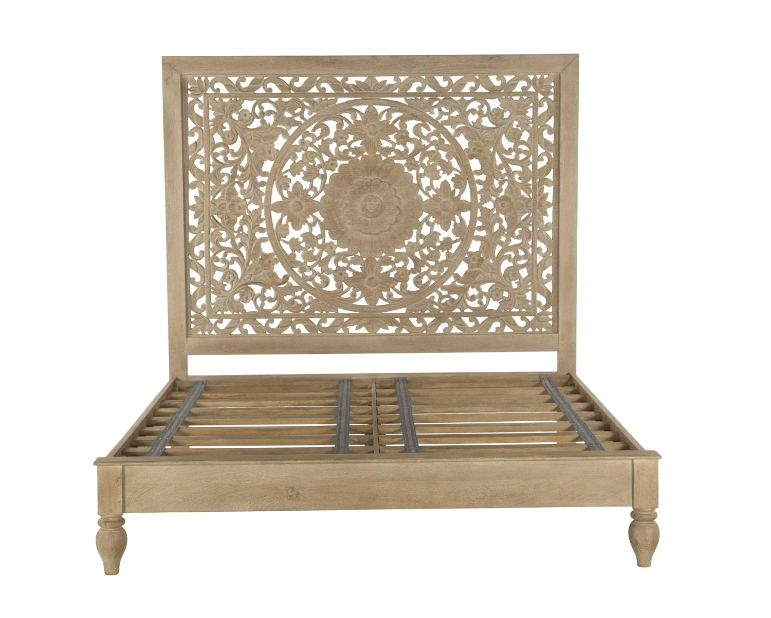 Haveli Traditional Handcarved Bed 3 Haveli Traditional Handcarved Bed