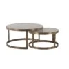 Leonardo Nesting Circular Coffee Tables -Household Items Series ZWLOCT36WMAB COB