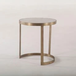 Leonardo Nesting Circular Side Tables -Household Items Series ZWLOST22WMAB add