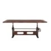 Welles Adjustable Modern Crank Dining Table