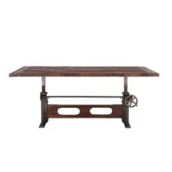 Welles Adjustable Modern Crank Dining Table