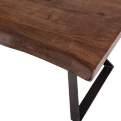 Nottingham Modern 54" Live Edge Coffee Table -Household Items Series ZWNTHM546 COB det