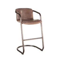 Chiavari Industrial Modern Leather Barstool, Set Of 2 -Household Items Series ZWPFBC22JBG COB add 5887a777 703a 4f78 8985 6e3997a610fb
