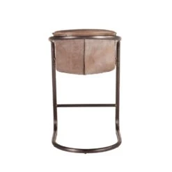 Chiavari Industrial Modern Leather Counter-Height Stool, Set Of 2 -Household Items Series ZWPFCC22JBG COB add2 c0d407f0 08c0 44e3 9d49 dc2167ede71d
