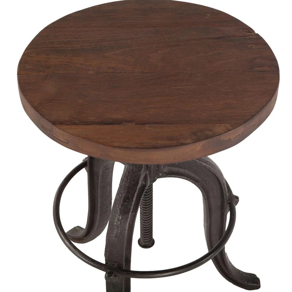 Paxton Rustic Industrial Adjusting Stool 4 Paxton Rustic Industrial Adjusting Stool - Image 2