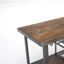 Paxton Reclaimed Teak Bar Cart With Wheels 11 Paxton Reclaimed Teak Bar Cart With Wheels -Household Items Series ZWPXBCT60 det