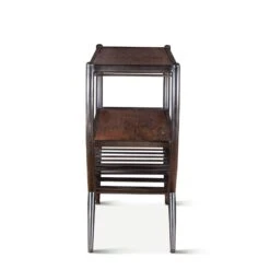 Paxton Reclaimed Teak Half-Round Home Bar -Household Items Series ZWPXRDBR48 add1