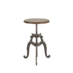 Regina French Industrial Adjustable Stool