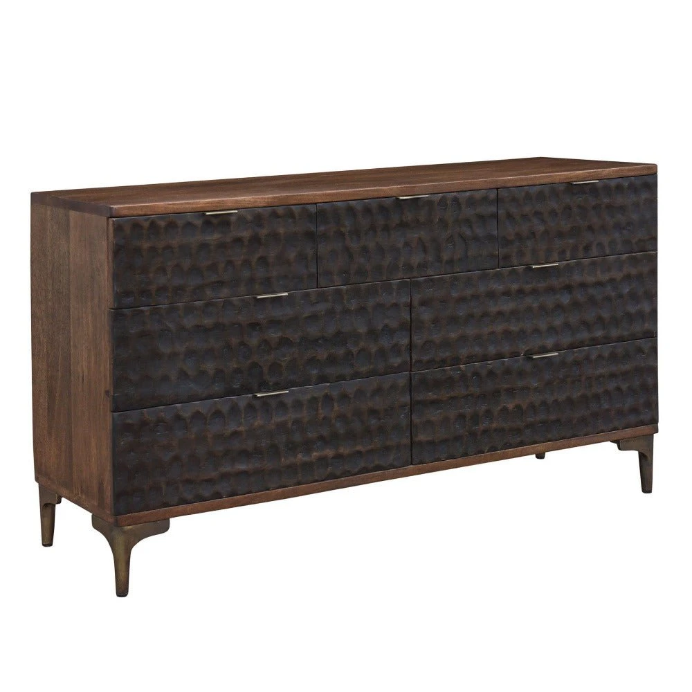 Vallarta Two Tone Mango Wood Dresser 3 Vallarta Two Tone Mango Wood Dresser - Image 2