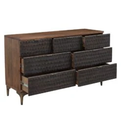 Vallarta Two Tone Mango Wood Dresser 10 Vallarta Two Tone Mango Wood Dresser -Household Items Series ZWSCDR60TT det