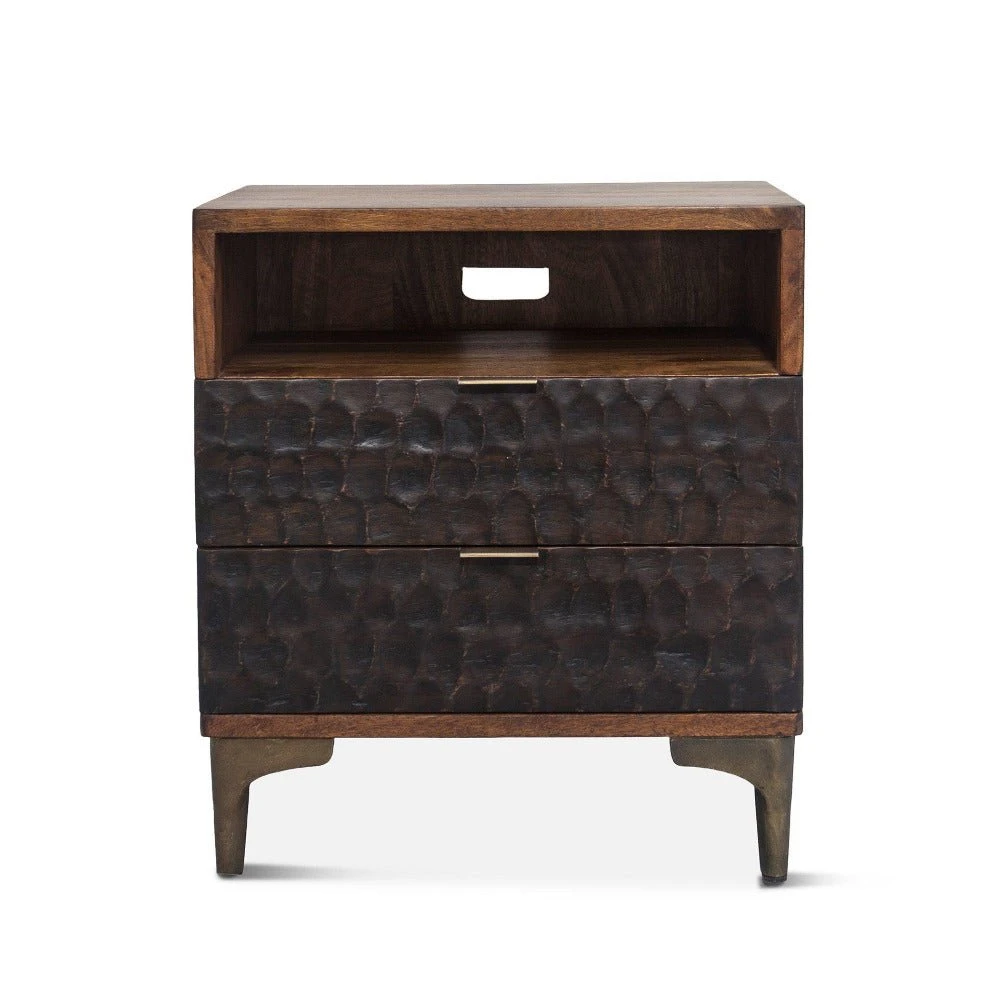 Vallarta 24-Inch Two Tone Mango Wood Night Chest 3 Vallarta 24-Inch Two Tone Mango Wood Night Chest