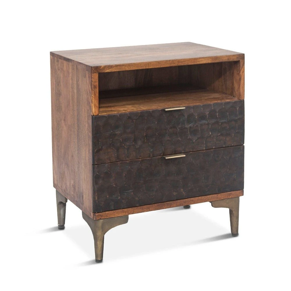 Vallarta 24-Inch Two Tone Mango Wood Night Chest 4 Vallarta 24-Inch Two Tone Mango Wood Night Chest - Image 2