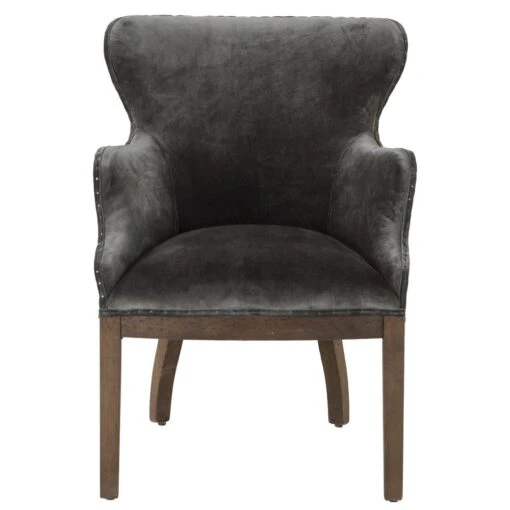 Charles Modern Velvet Club Chair -Household Items Series ZWSM296 COB
