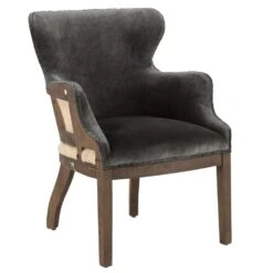 Charles Modern Velvet Club Chair -Household Items Series ZWSM296 COB add