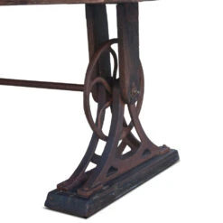 Sterling Reclaimed Teak Wood Dining Table 8 Sterling Reclaimed Teak Wood Dining Table -Household Items Series ZWWHDT84F det