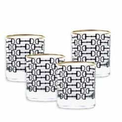 Black Pony Club Bourbon Glass | Set Of 4