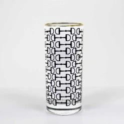 Black Pony Club Drinking Glass Set Of 4