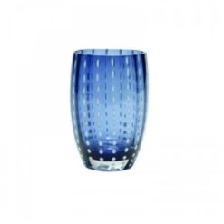 Dapple Glass Tumbler Cobalt