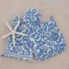 Coral & Shell Blue Oven Mitt Set 1 Coral & Shell Blue Oven Mitt Set -Household Items Series coral and shell oven mitt 251266