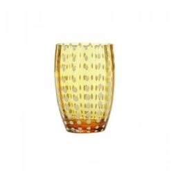 Dapple Glass Tumbler Marigold