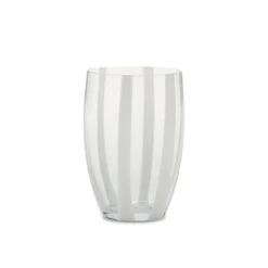 Candy Striped Glass-Transparent