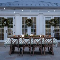 Green Paisley Tablecloth