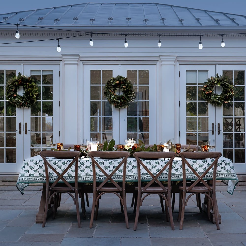 Green Paisley Tablecloth 3 Green Paisley Tablecloth