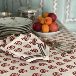 India Hicks Home Carnations Napkin | Set Of 4 -Household Items Series img 6337web 209396