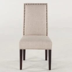 Jona Studded Parson's Dining Chair, Set Of 2