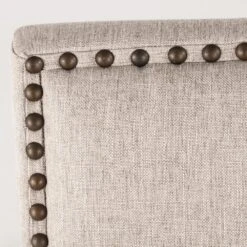 Jona Studded Parson's Dining Chair, Set Of 2 -Household Items Series jona dchair beige5