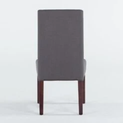 Jona Studded Parson's Dining Chair, Set Of 2 -Household Items Series jona dchair darkgray4