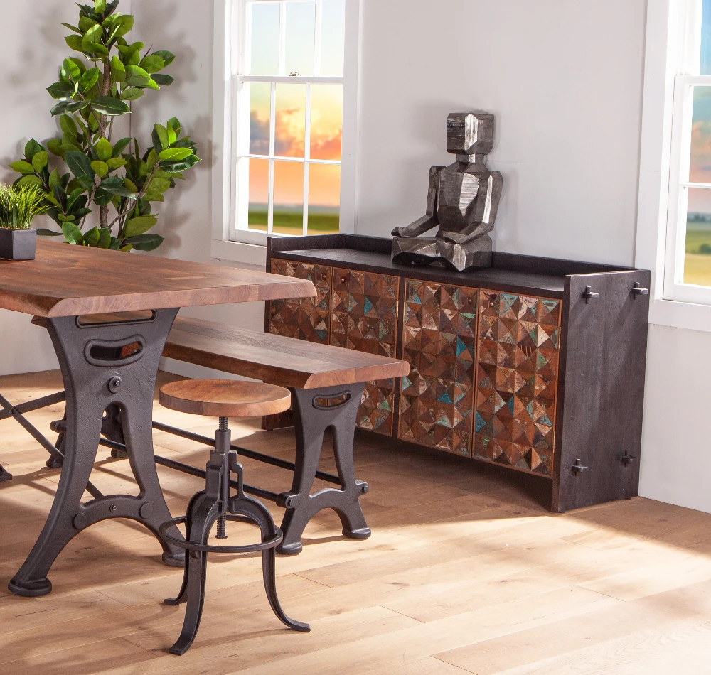 Messina Carved Teak Wood Sideboard 11 Messina Carved Teak Wood Sideboard - Image 9