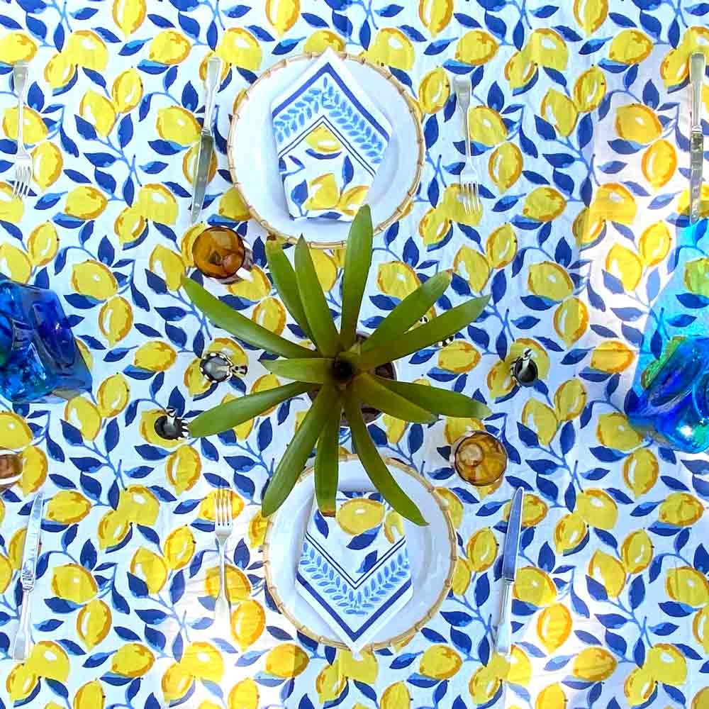 Mod Lemon Napkin | Set Of 4 5 Mod Lemon Napkin | Set Of 4 - Image 3