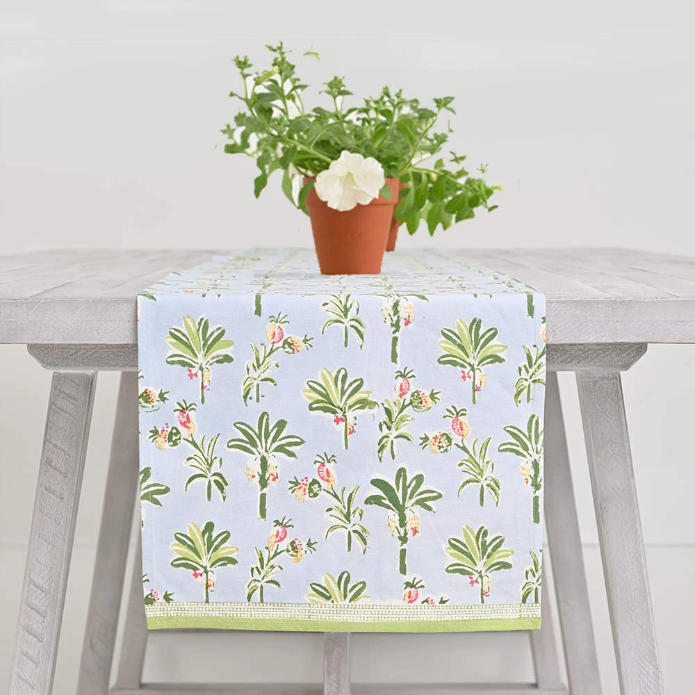 Palms & Pineapples Table Runner 3 Palms & Pineapples Table Runner