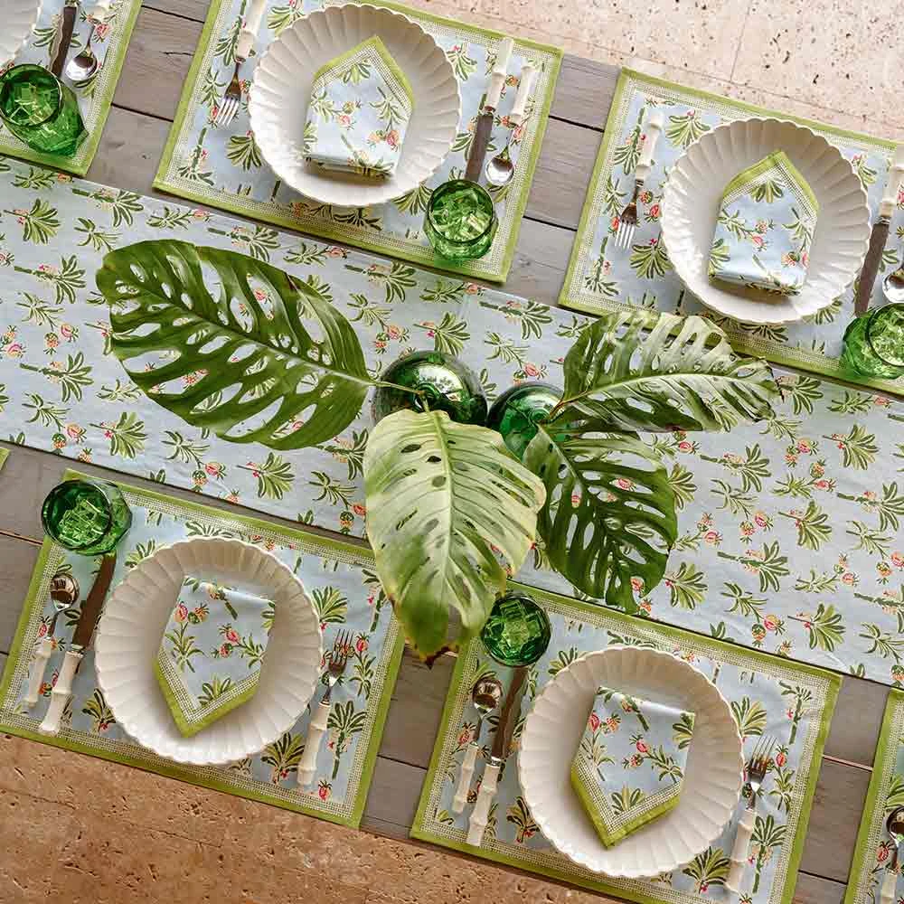 Palms & Pineapples Table Runner 4 Palms & Pineapples Table Runner - Image 2
