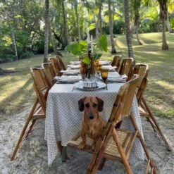 India Hicks Home Coca-Cola Brown Tea Time Tablecloth 7 India Hicks Home Coca-Cola Brown Tea Time Tablecloth -Household Items Series webIMG 1145 271397